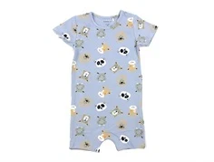 Name It dusty blue sunsuit print